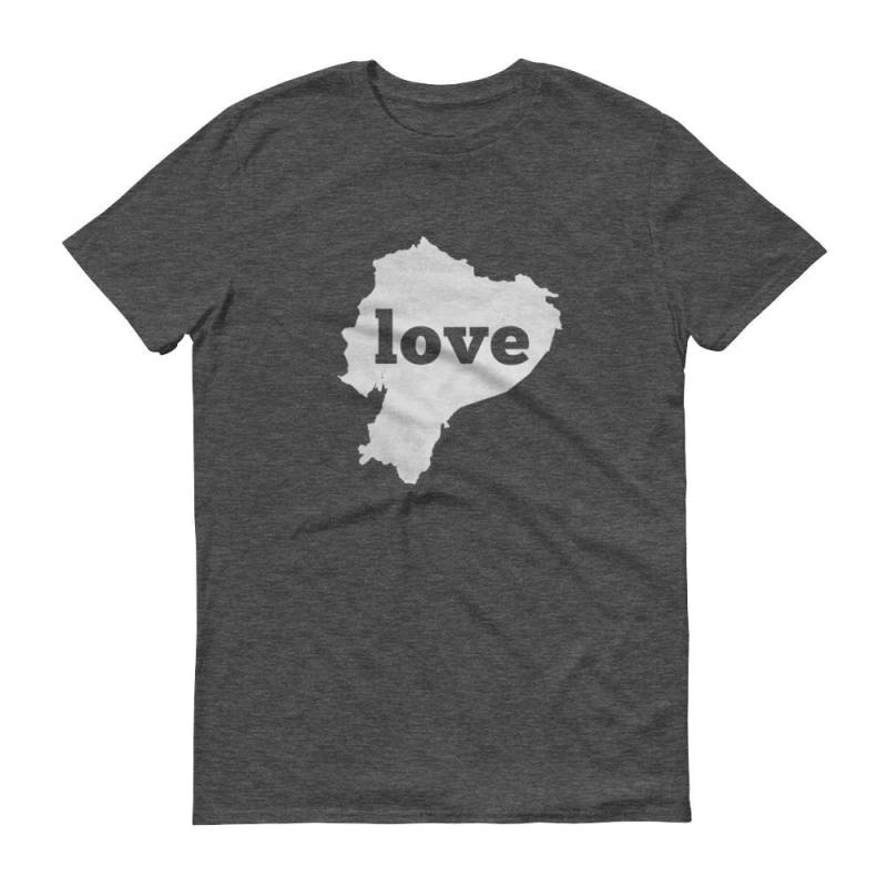 Ecuador Map T-Shirt Liebe Shirt von ModernMapArt