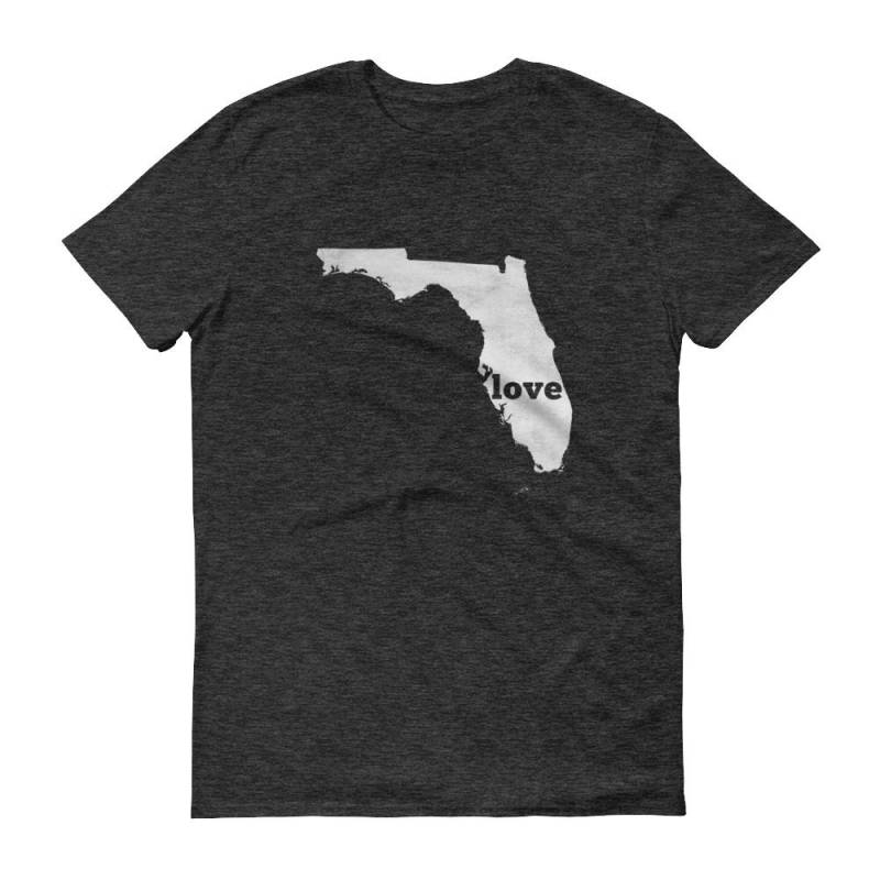 Florida Love Shirt Us Bundesstaat Pride T-Shirt von ModernMapArt