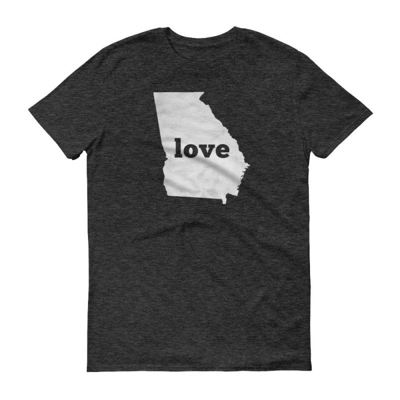 Georgia Liebe T-Shirt, Zustand Karte Stolz T-Shirt von ModernMapArt