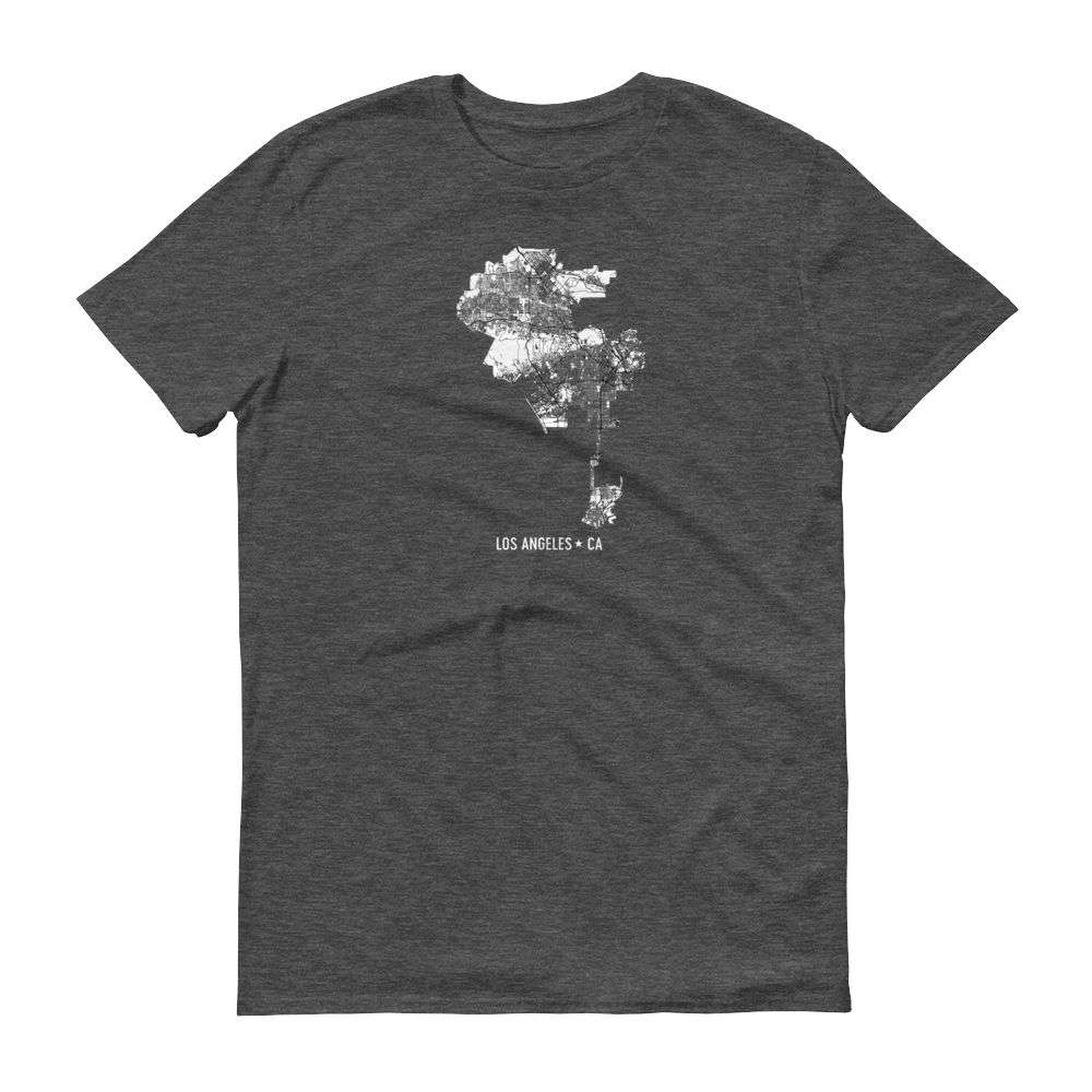 Los Angeles-Shirt, Angeles Ca, Tshirt, Geschenk, Karte Von Karte, Kalifornien Shirt, Kalifornien, Kunst von ModernMapArt