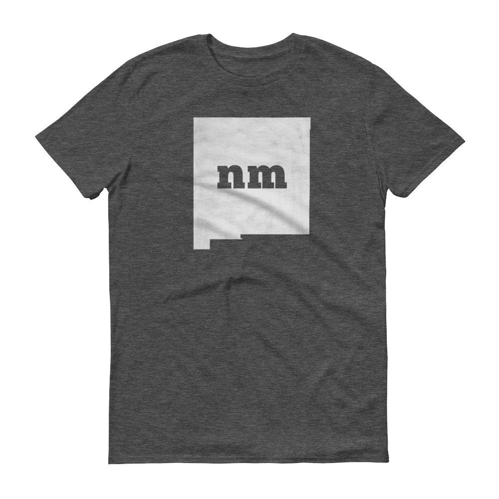 New Mexico T-Shirt Nm State Pride Map T-Shirt von ModernMapArt