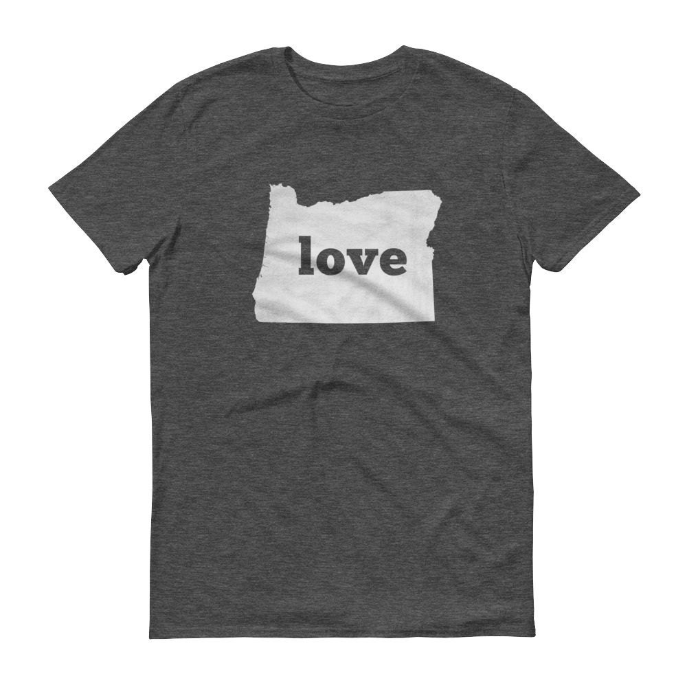 Oregon Liebe T-Shirt, Zustand Stolz T-Shirt von ModernMapArt