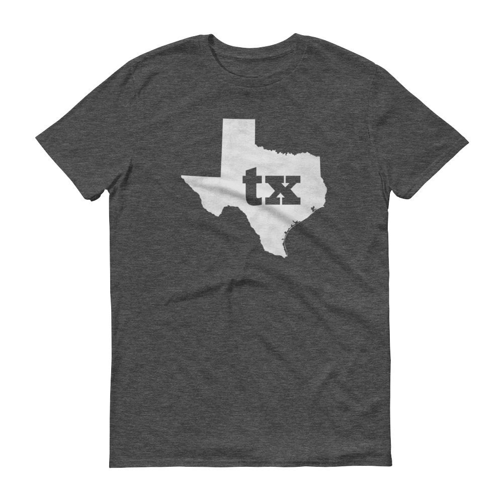 Texas Karte T-Shirt Tx State Pride T-Shirt von ModernMapArt