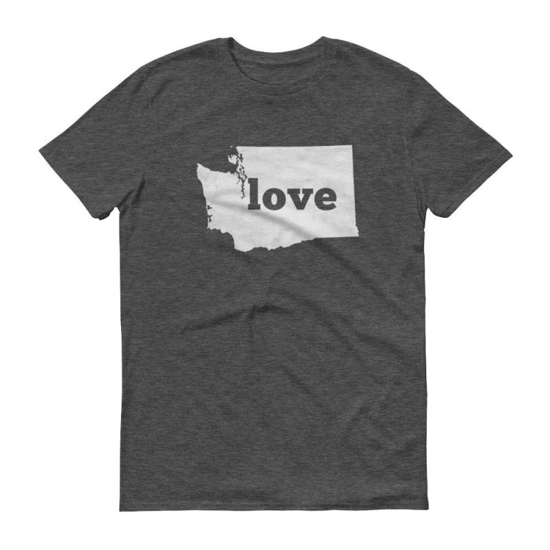 Washington Hemd, Tshirt, Liebe State, Washington-T-Stück, Zustand Stolz, Geschenke, Karte, Shirt, T-Shirt, T-Stück von ModernMapArt
