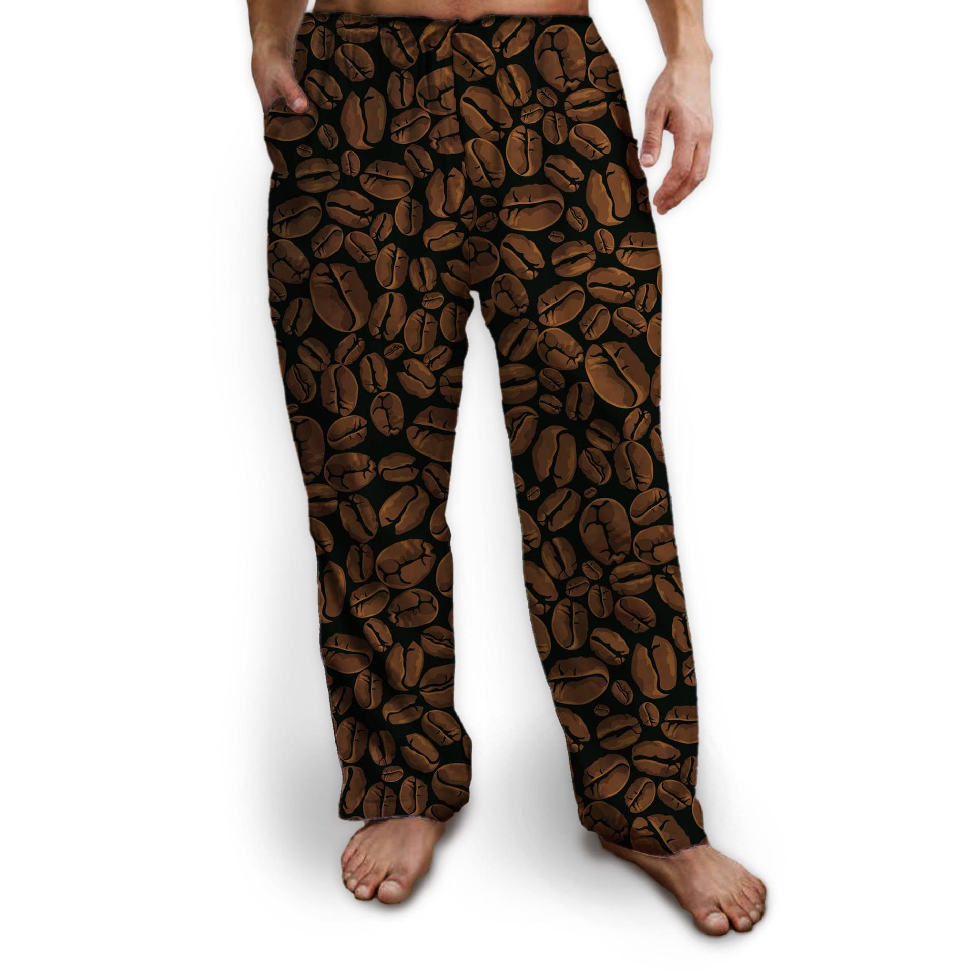 Kaffeeliebhaber Pyjama Unterteil, Kaffeebohne Lounge Hose, Workout Hose Mit Kordelzug Kaffeeliebhaber Pyjama Unterteil, Kaffeebohne Lounge Hose, Workout Hose Mit Kordelzug von ModernMayaDesign