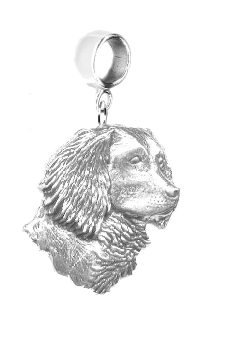 A5 Spaniel Hundekopf Charm, Schlangenarmband, Kunstleder Armband 18"Rosa - Schwarze Kordelhalskette Chromgold Oder Zinn-Finish Erhältlich A5 Spaniel Hundekopf Charm, Schlangenarmband, Kunstleder Armband 18"Rosa - Schwarze Kordelhalskette Chromgold Oder Zinn-Finish Erhältlich von ModernPewterAndGifts