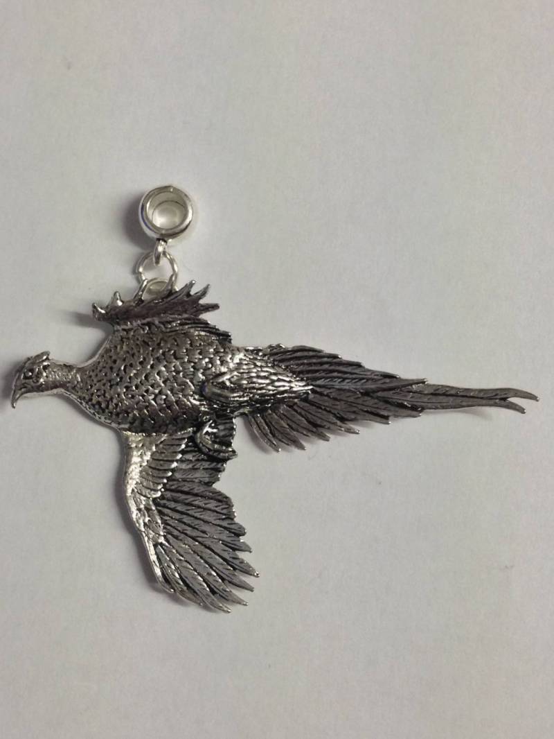 Großer Fasan Charm B4 Mit 5 Mm Öse Passend Für Armschmuck, Pandora, Ketten in Chromoptik Oder Zinnoptik Erhältlich Großer Fasan Charm B4 Mit 5 Mm Öse Passend Für Armschmuck, Pandora, Ketten in Chromoptik Oder Zinnoptik Erhältlich von ModernPewterAndGifts