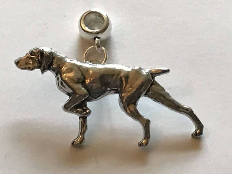 Pointer Hund A30 Charm Mit 5 Mm Öse Passend Für Armschmuck, Pandora, Ketten Chrom-Gold Oder Zinn-Finish Erhältlich Pointer Hund A30 Charm Mit 5 Mm Öse Passend Für Armschmuck, Pandora, Ketten Chrom-Gold Oder Zinn-Finish Erhältlich von ModernPewterAndGifts