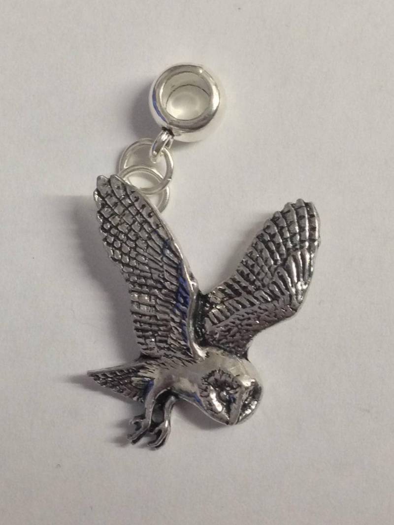 Schleiereule B19 Charm Mit 5 Mm Öse Passend Für Armschmuck, Pandora, Ketten Chrom-Gold Oder Zinn-Finish Erhältlich Schleiereule B19 Charm Mit 5 Mm Öse Passend Für Armschmuck, Pandora, Ketten Chrom-Gold Oder Zinn-Finish Erhältlich von ModernPewterAndGifts