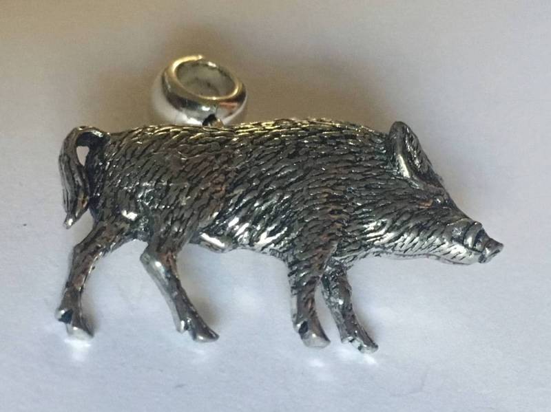 Wildschwein Charm Mit 5 Mm Loch Passen Anhänger Bracelet European Auch Pandora Armbänder , Halsketten Refa18 Wildschwein Charm Mit 5 Mm Loch Passen Anhänger Bracelet European Auch Pandora Armbänder , Halsketten Refa18 von ModernPewterAndGifts