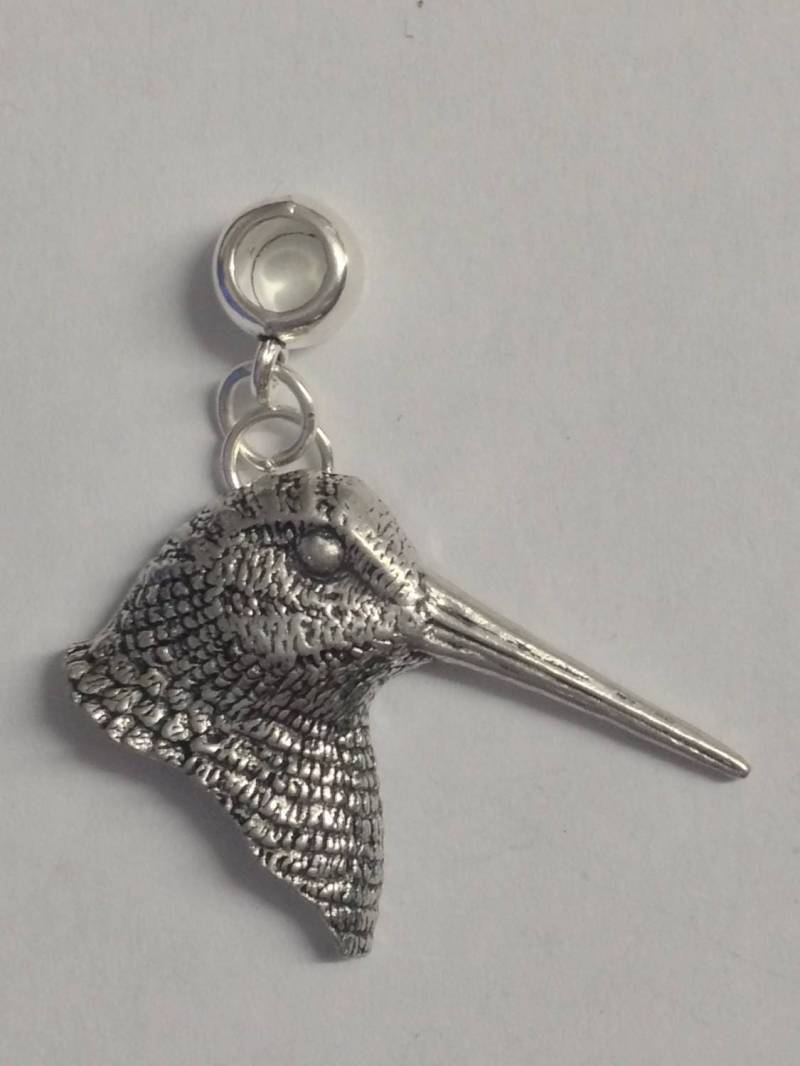 Woodcock's Head B30 Charm Mit 5 Mm Öse Passend Für Armbänder, Pandora, Ketten Und in Chrom-Gold Oder Zinn-Finish Erhältlich Woodcock's Head B30 Charm Mit 5 Mm Öse Passend Für Armbänder, Pandora, Ketten Und in Chrom-Gold Oder Zinn-Finish Erhältlich von ModernPewterAndGifts