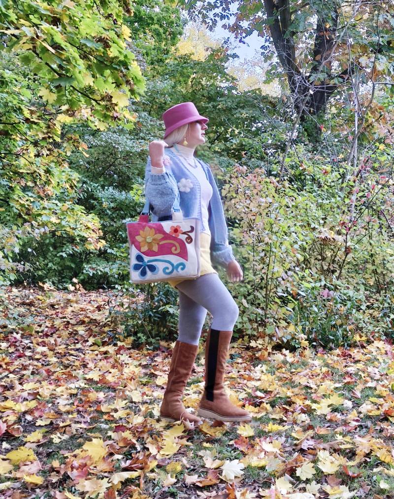 Boho Tasche, Handgefertigte Lederhandtasche Im Design von ModernRebelDesign