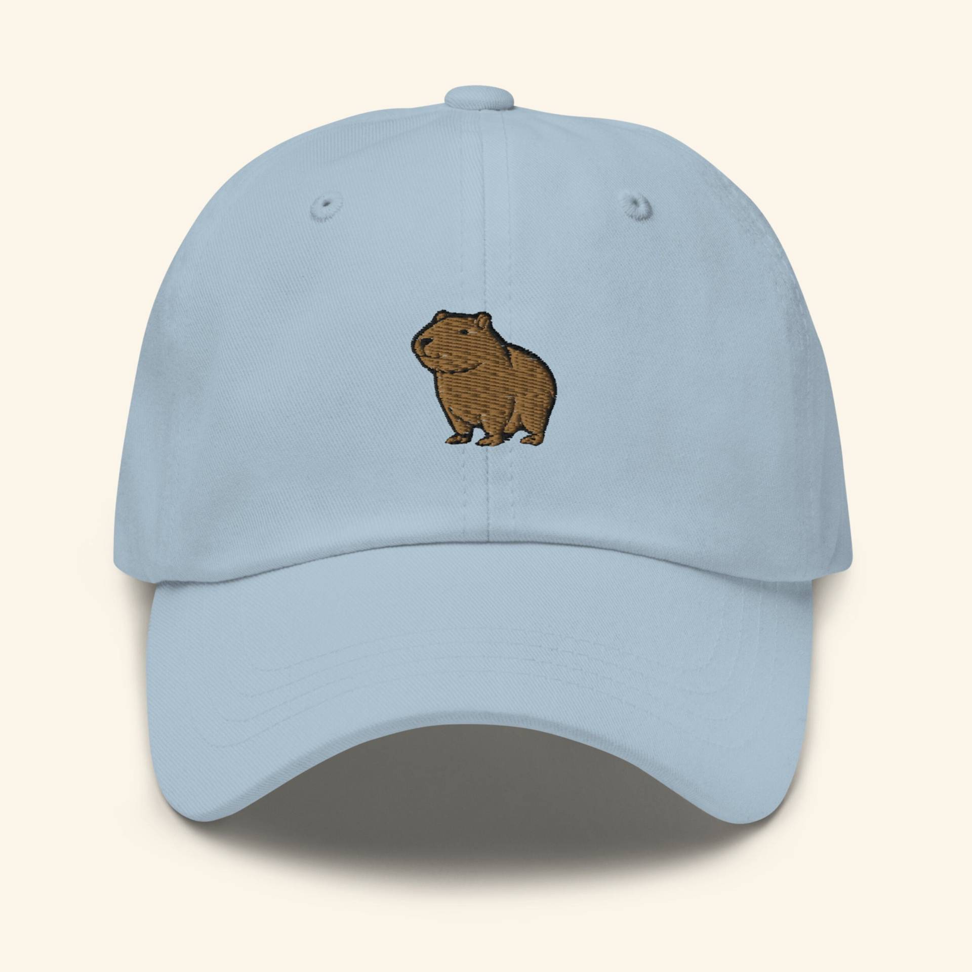Capybara Gestickte Dad-Kappe, Handgefertigte Capybara-Baseballmütze - Unisex in Mehreren Farben Capybara Gestickte Dad-Kappe, Handgefertigte Capybara-Baseballmütze - Unisex in Mehreren Farben von ModernTrace