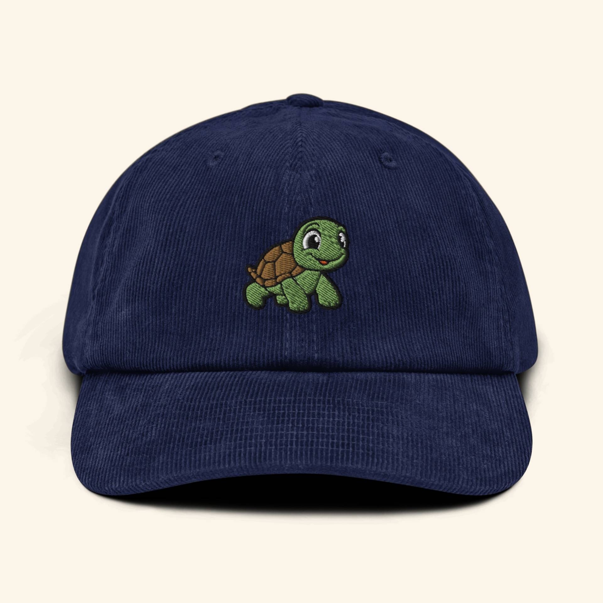 Schildkröte Bestickte Cordkappe, Cordmütze Mit Einer Kleinen Meeresschildkröte Niedlich | Tolle Geschenkidee Für Ihn Sie - Mehrere Farben Schildkröte Bestickte Cordkappe, Cordmütze Mit Einer Kleinen Meeresschildkröte Niedlich | Tolle Geschenkidee Für Ihn Sie - Mehrere Farben von ModernTrace