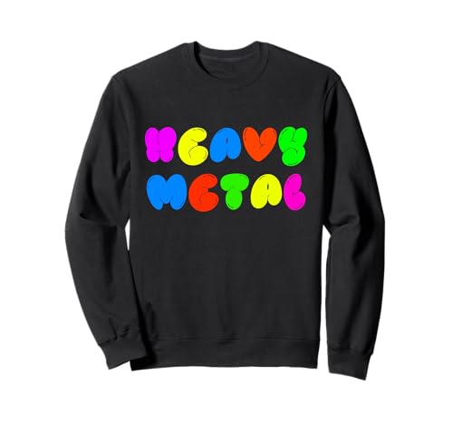 Heavy Metal-Musik Spaß Ironische Kinder Schrift Text Kunst Sweatshirt Heavy Metal-Musik Spaß Ironische Kinder Schrift Text Kunst Sweatshirt von Moderne Kanshawaii Geschenk-Designs