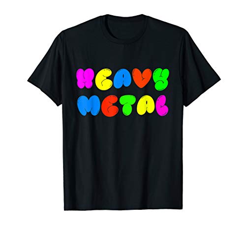Heavy Metal-Musik Spaß Ironische Kinder Schrift Text Kunst T-Shirt Heavy Metal-Musik Spaß Ironische Kinder Schrift Text Kunst T-Shirt von Moderne Kanshawaii Geschenk-Designs