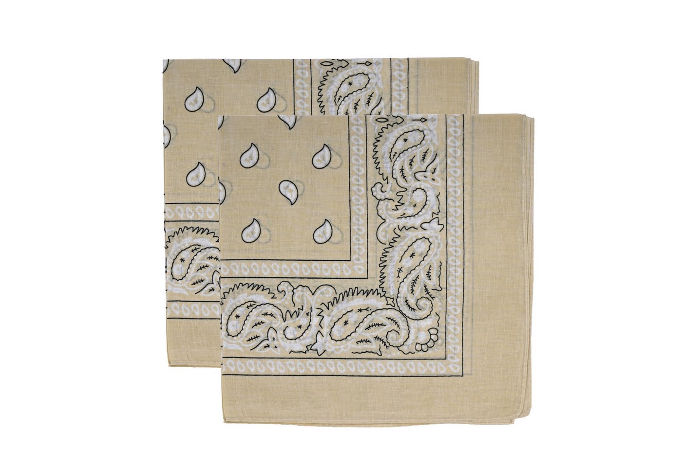 Modescout Stadler Bandana 2er-Pack Bandanas – Vielseitig, stylisch und hochwertig, (Spar-Set, 2er Pack), 100 % Baumwolle von Modescout Stadler