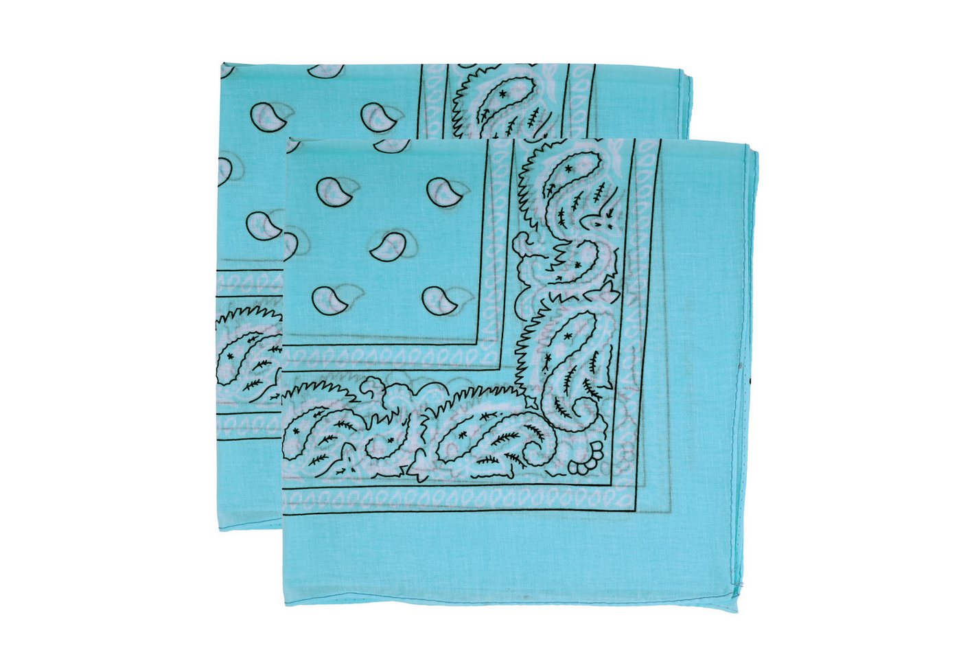 Modescout Stadler Bandana 2er-Pack Bandanas – Vielseitig, stylisch und hochwertig, (Spar-Set, 2er Pack), 100 % Baumwolle von Modescout Stadler