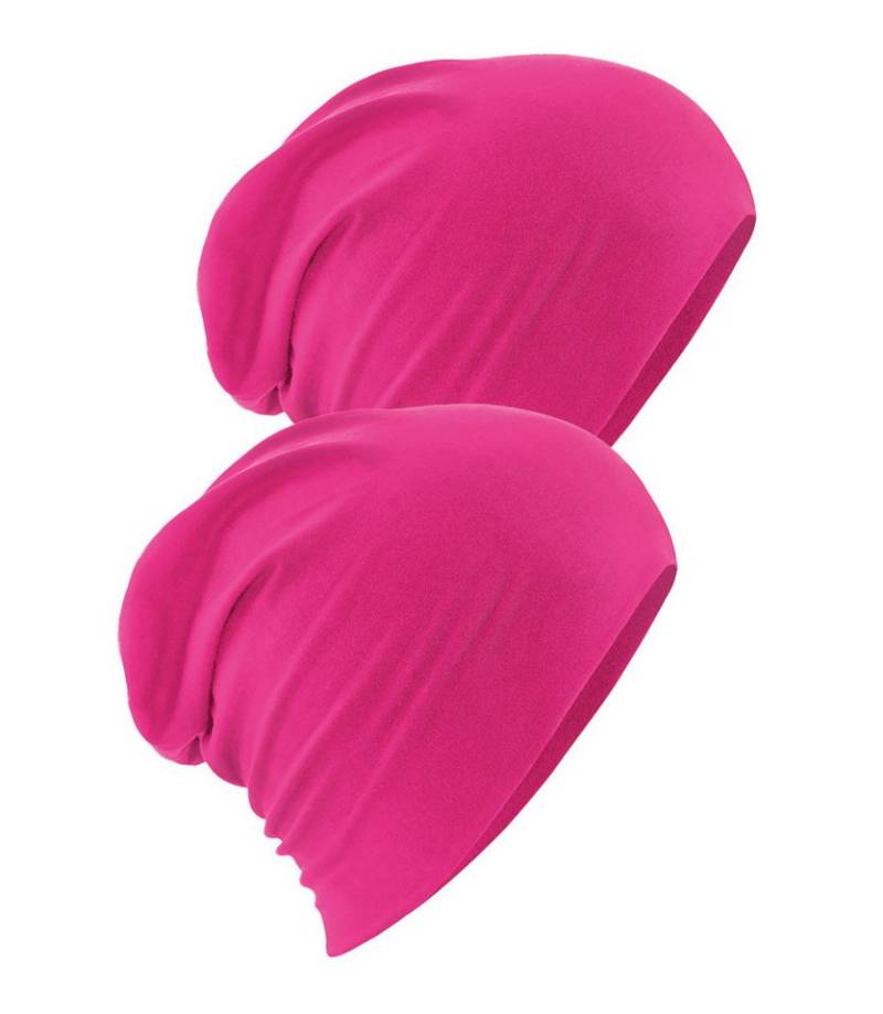 Modescout Stadler Beanie Cotton Slouch Beanie Hemsedal (Spar Set, 2er Pack) Leichte Beanie Mützen von Modescout Stadler