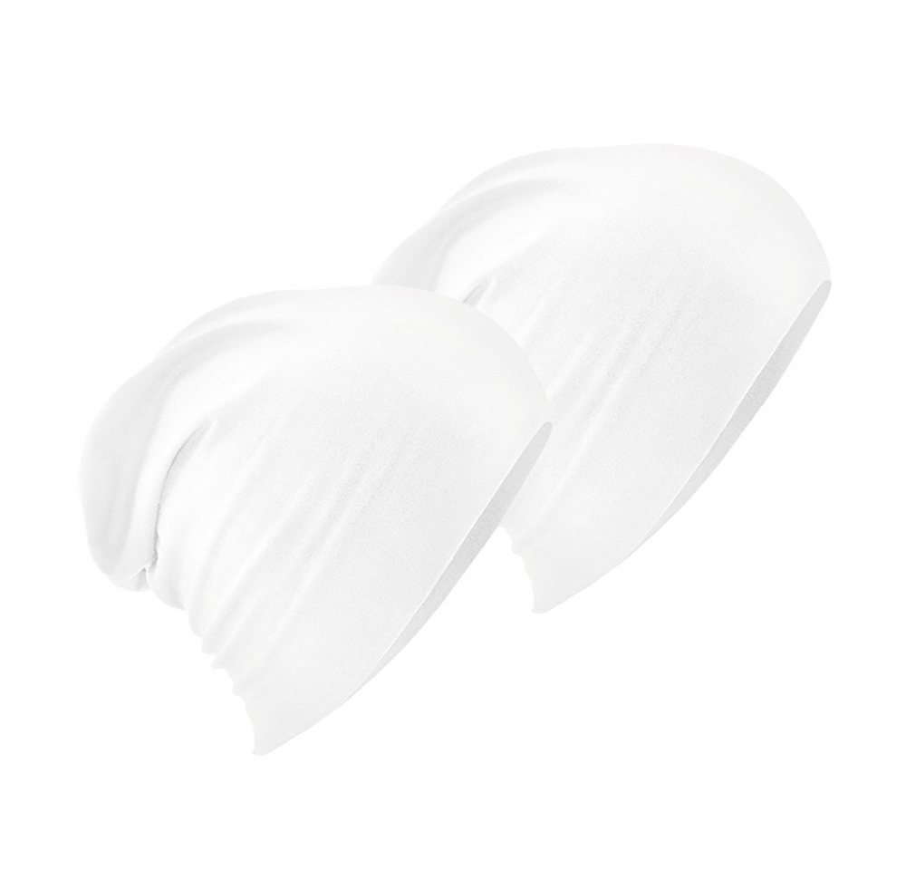 Beechfield® Beanie Cotton Slouch Beanie Hemsedal (Spar Set, 2er Pack) Leichte Beanie Mütze von Beechfield®