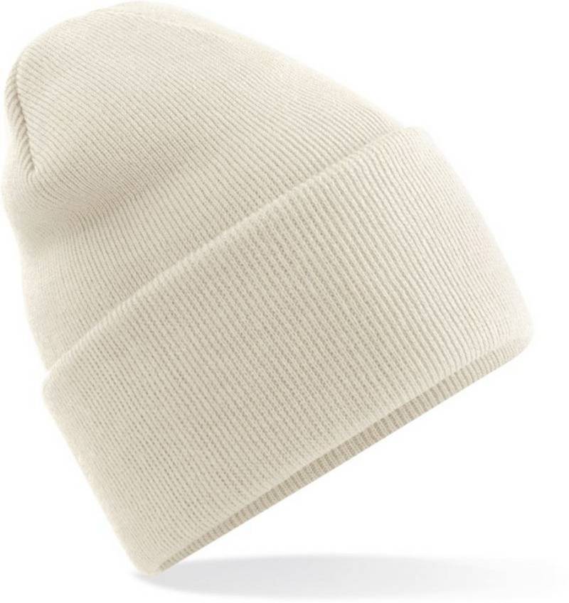 Modescout Stadler Beanie Wintermütze Strickmütze mit langem Umschlag mit 50% recyceltes Polyester, angenehmer Tragekomfort von Modescout Stadler