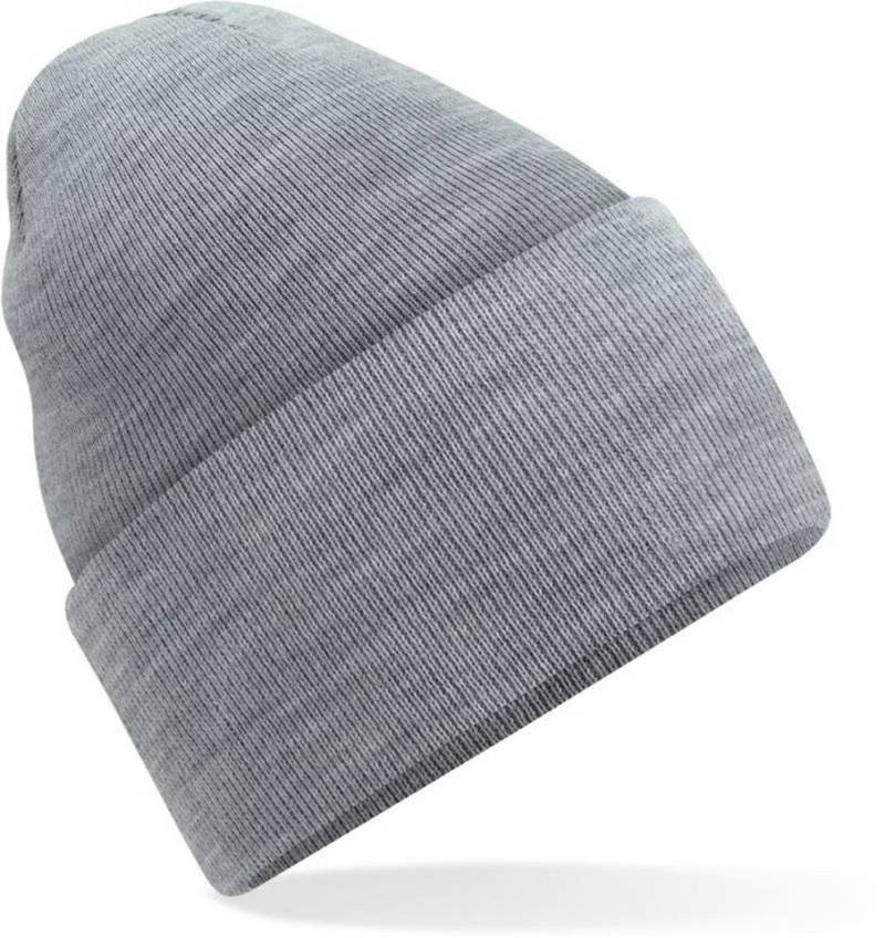 Modescout Stadler Beanie Wintermütze Strickmütze mit langem Umschlag mit 50% recyceltes Polyester, angenehmer Tragekomfort von Modescout Stadler