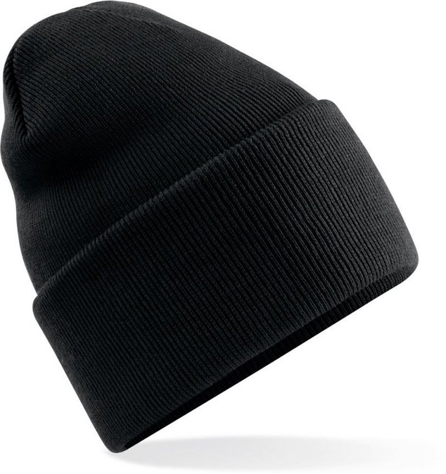 Modescout Stadler Beanie Wintermütze Strickmütze mit langem Umschlag mit 50% recyceltes Polyester, angenehmer Tragekomfort von Modescout Stadler