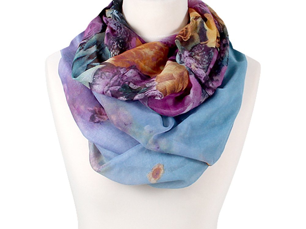 Modescout Stadler Loop Damen Loop Scarf Blumen, angenehm weicher Griff Modescout Stadler Loop Damen Loop Scarf Blumen, angenehm weicher Griff von Modescout Stadler