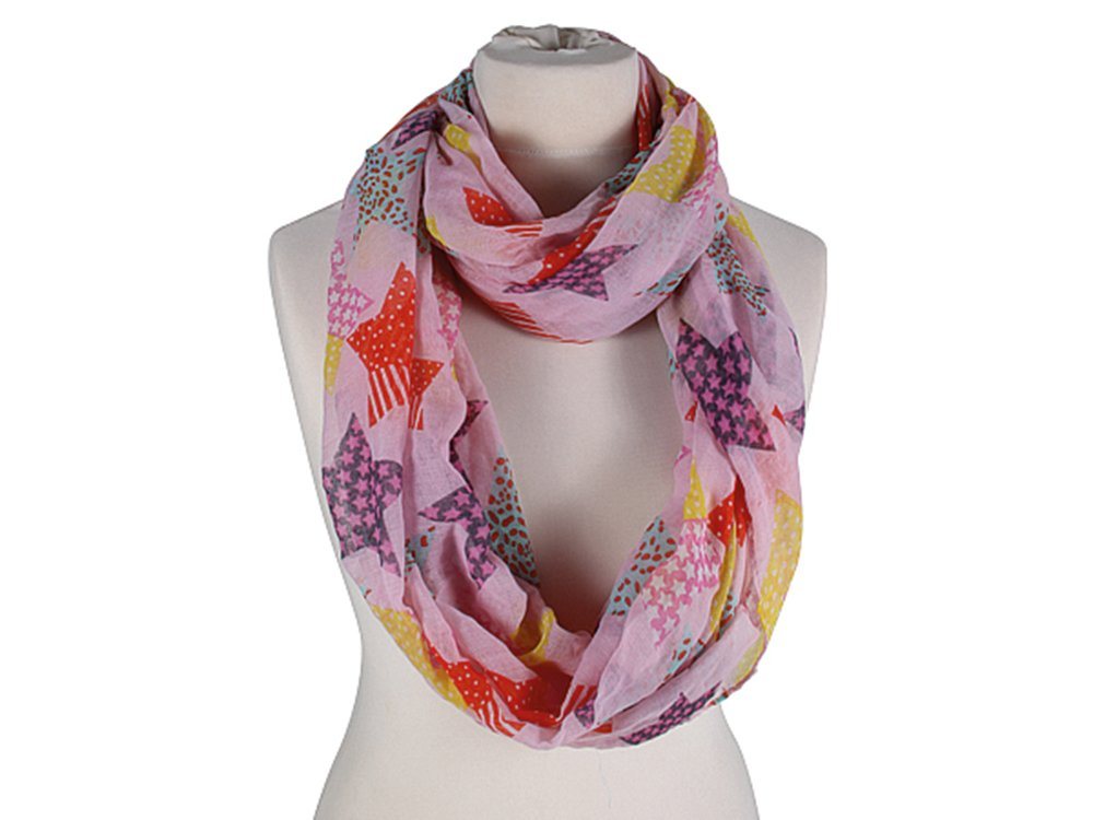 Modescout Stadler Loop Modeschal Damen Schal Sterne, soft touch, angenehm weicher Griff Modescout Stadler Loop Modeschal Damen Schal Sterne, soft touch, angenehm weicher Griff von Modescout Stadler