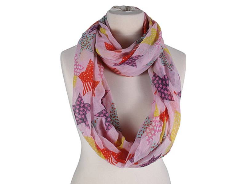 Modescout Stadler Loop Modeschal Damen Schal Sterne, soft touch, angenehm weicher Griff Modescout Stadler Loop Modeschal Damen Schal Sterne, soft touch, angenehm weicher Griff von Modescout Stadler