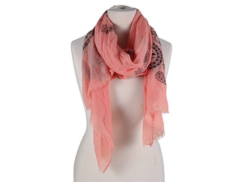 Modescout Stadler Modeschal Damen Schal Scarf Ornamente, Baumwolle und Viskose, angenehm weicher Griff von Modescout Stadler