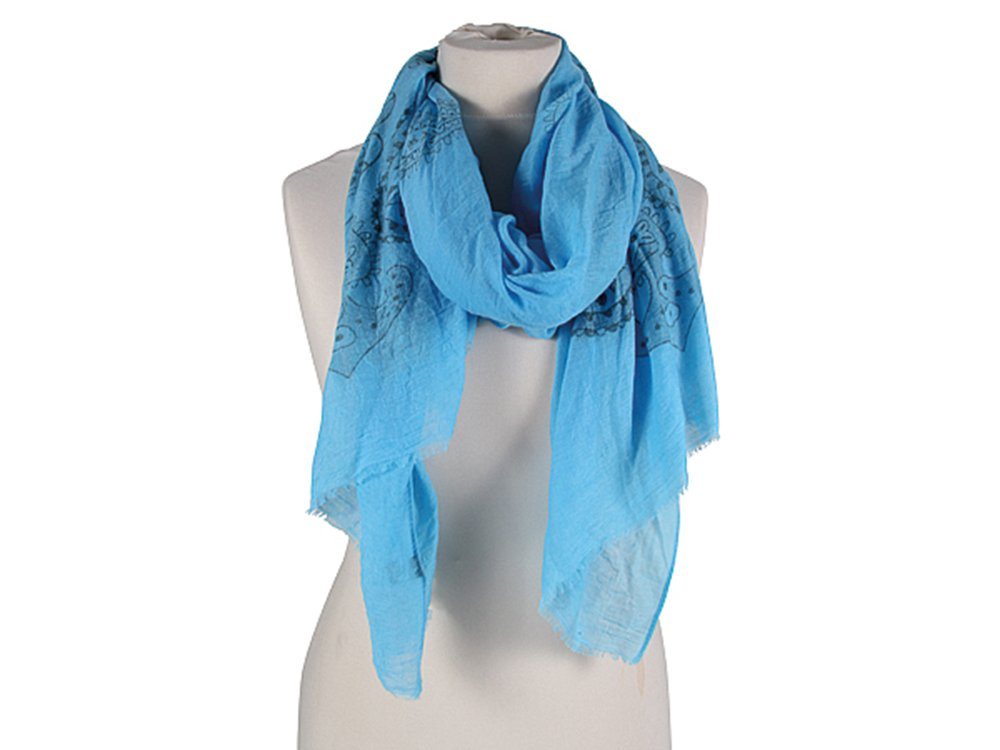 Modescout Stadler Modeschal Damen Schal Scarf Ornamente, Baumwolle und Viskose, angenehm weicher Griff von Modescout Stadler