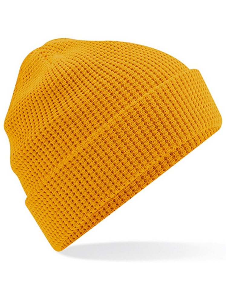 Modescout Stadler Strickmütze Cooler Winter Beanie mit Waffelstrick Bio-Baumwolle von Modescout Stadler