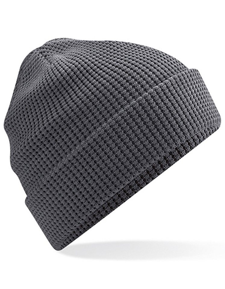 Modescout Stadler Strickmütze Cooler Winter Beanie mit Waffelstrick Bio-Baumwolle von Modescout Stadler