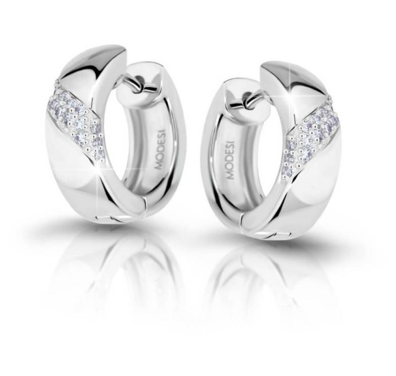 Modesi Ohrring-Set Silver earrings with cubic zirconia M23037 von Modesi