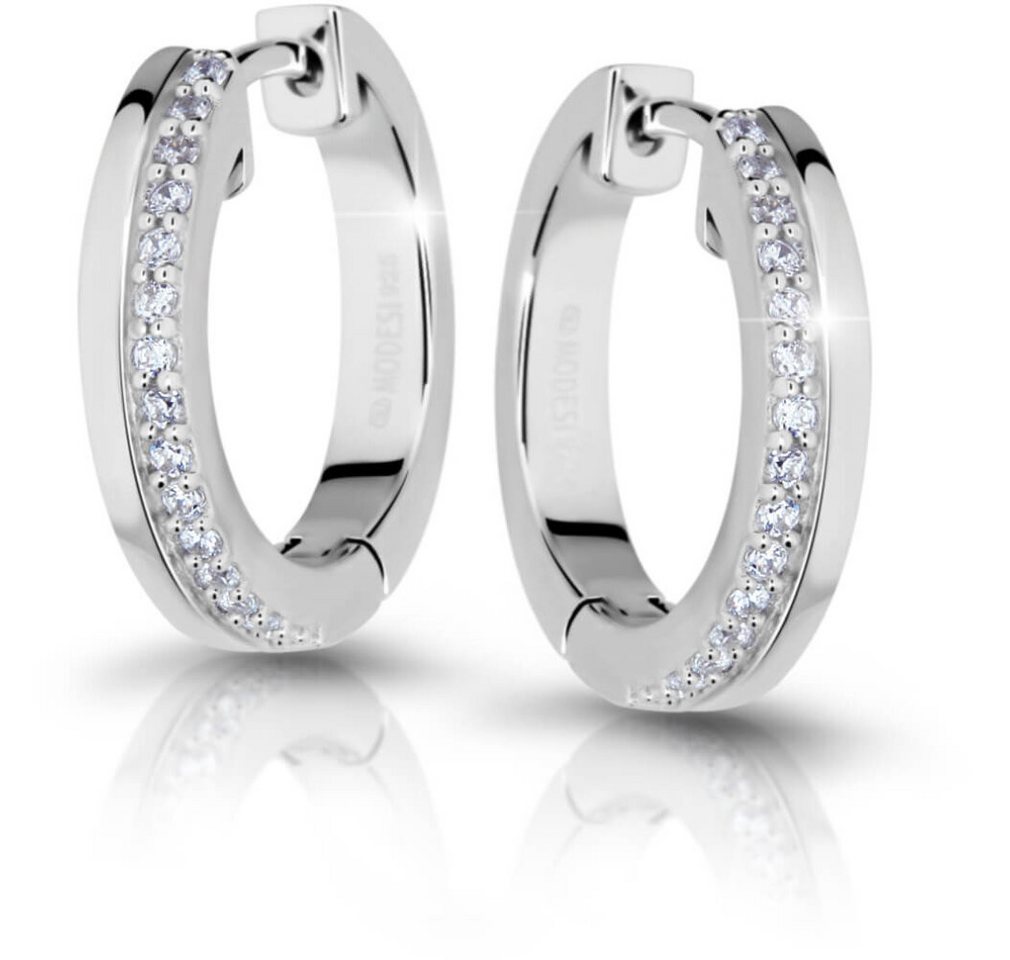 Modesi Ohrring-Set Silver earrings with cubic zirconia M23040 von Modesi