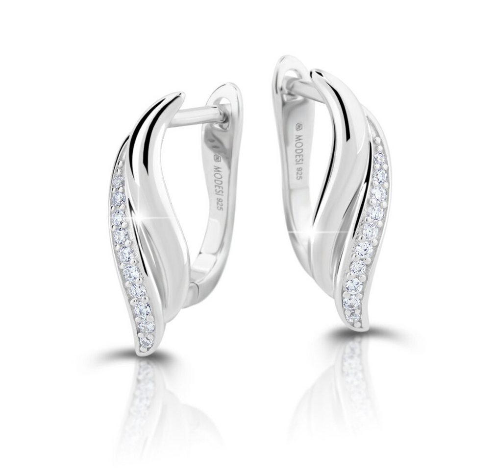 Modesi Ohrring-Set Unmistakable silver earrings with zircons M23080 von Modesi