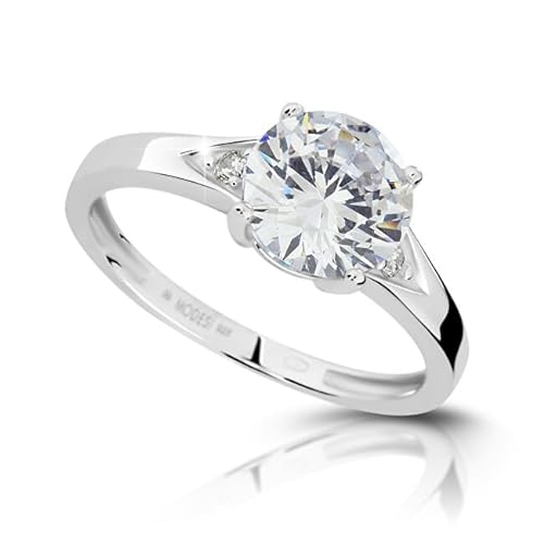 Modesi Ring Silver Engagement Ring JA17247CZ - Schaltkreis: 60 mm sMJ0029-60, Estándar, Nicht-Edelmetall, Kein Edelstein von Modesi