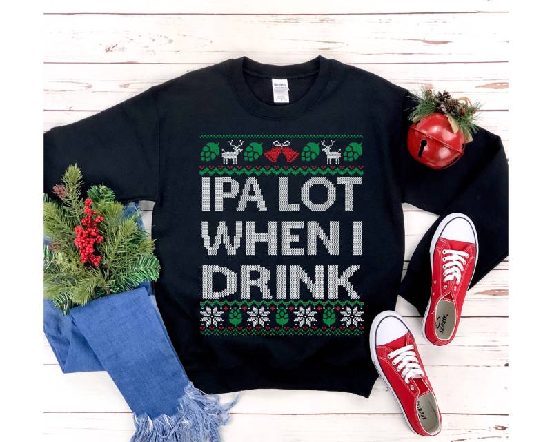 Lustige Hässliche Weihnachten Pullover Für Mann Ipa Bier Liebhaber Geschenk Craft Beer Shirt Home Brauer Unisex Schwere Mischung Rundhalsausschnitt Lustige Hässliche Weihnachten Pullover Für Mann Ipa Bier Liebhaber Geschenk Craft Beer Shirt Home Brauer Unisex Schwere Mischung Rundhalsausschnitt von ModestMooseDesign