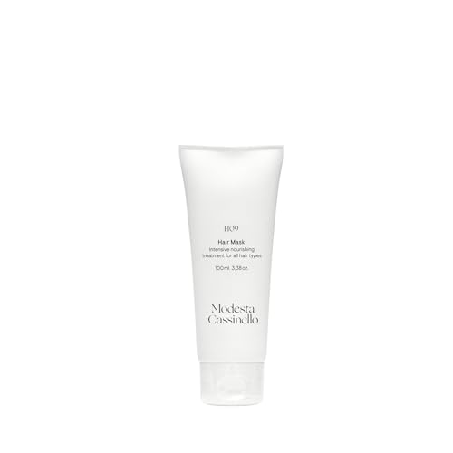 Modesta Cassinello – H09 Haarmaske – Intensiv reparierende Pflege mit Squalan & mediterranen Ölen – Feuchtigkeitspflege für strapaziertes Haar – Curly Girl geeignet – 100 ml Modesta Cassinello – H09 Haarmaske – Intensiv reparierende Pflege mit Squalan & mediterranen Ölen – Feuchtigkeitspflege für strapaziertes Haar – Curly Girl geeignet – 100 ml von Modesta Cassinello