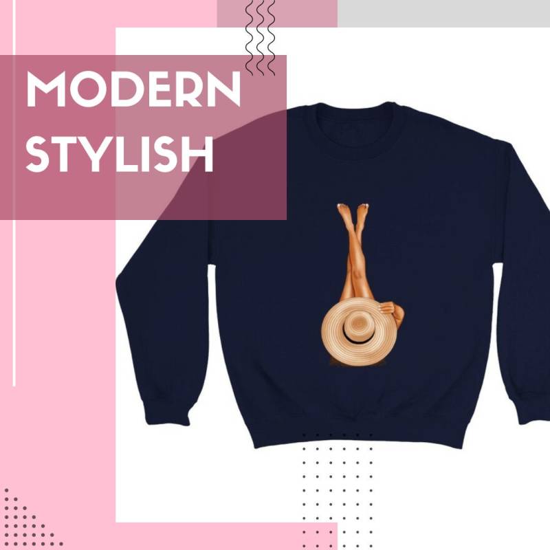 Bequem Durch Den Alltag - Summer Fashion Girl Long Legs- Sommer Hut Accessoires- Beauty Mode Stylish von ModevonHerzen