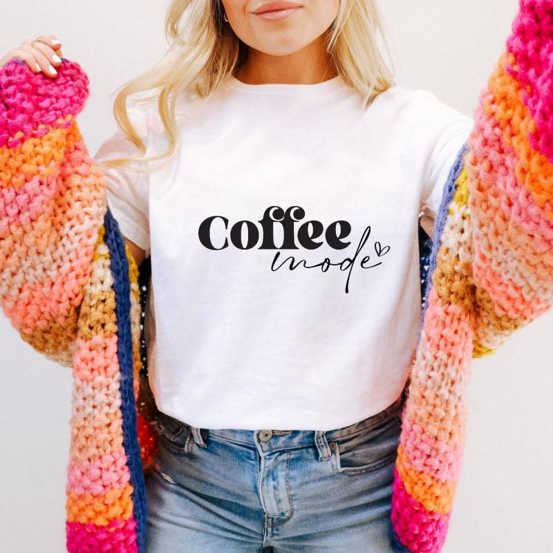 Coffee Mode Shirt - Entrepreneurs Female Woman Coffeelover Espresso T-Shirt Frauen Women Sommer- Frühling Spring von ModevonHerzen