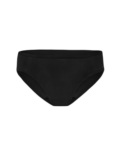Modibodi Perioden Bademod Bikini Hose Leichte Blutung - Auslaufsichere Menstruationsbeachwear 10ml - Schwarz Y10-12 von Modibodi