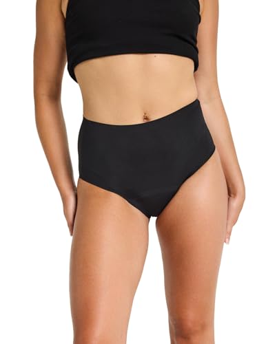 Modibodi Periodenunterwäsche - Nahtloser Taillen-Slip Damen - Auslaufsicher für die extrastarken Tage und nachts 50ml Schwarz 12/M von Modibodi