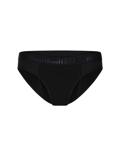 Modibodi Teen Periode Hipster Bikini-Slip – maximale Saugfähigkeit – Menstruationsschutz-Unterwäsche für Teenager – Bikini-Slip-Unterwäsche – diskrete Menstruationshöschen in Schwarz - Y10-12 von Modibodi