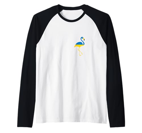 Herren Flamingo, Ukraine Raglan Herren Flamingo, Ukraine Raglan von Modnar Fun