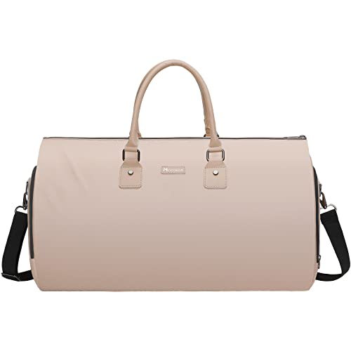 Modoker Wandelbare Kleidersäcke für Reisen, Handgepäck für Damen und Herren, Weekender – 2 in 1 hängender Koffer, Anzug, Reisetaschen, Rosa von Modoker