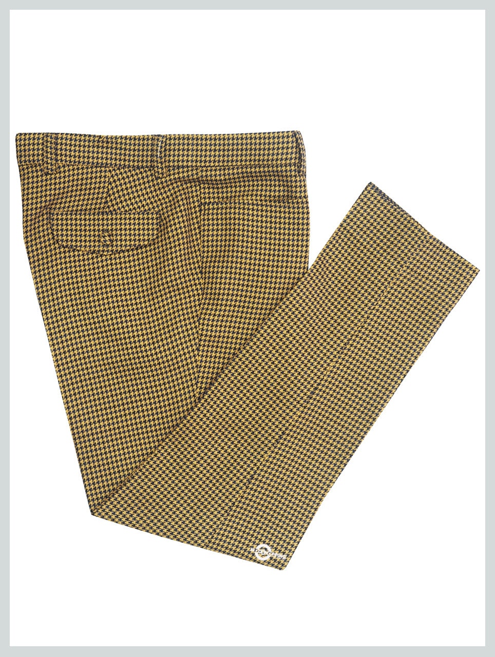Mod Hose | 60S Style Mit Braunem Und Schwarzem Hahnentrittmuster Mod Hose | 60S Style Mit Braunem Und Schwarzem Hahnentrittmuster von Modsuits