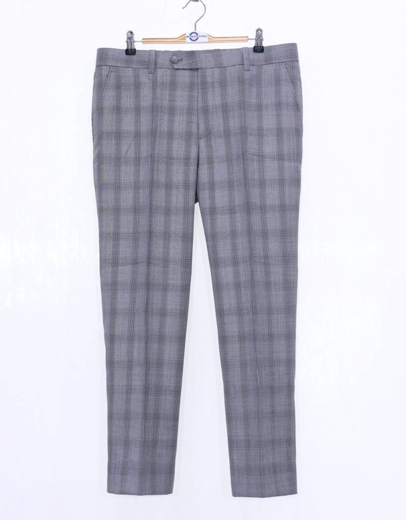 Mod Hose | Graue Herrenhose Mit Glencheck-Karomuster von Modsuits
