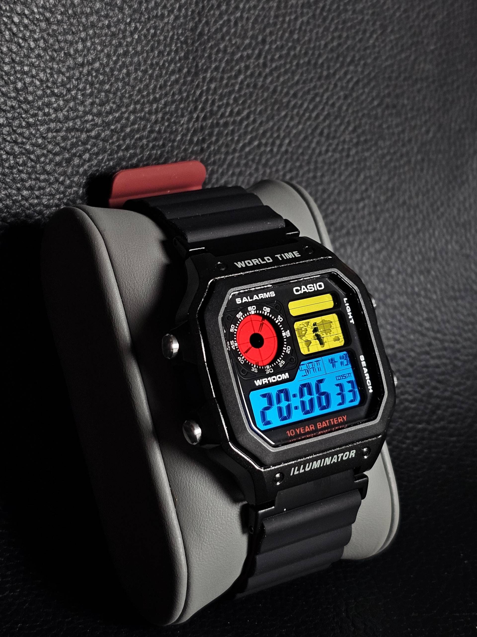 Custom Casio Ae-1200 Hydromod - Spectrum Edition von Modworksoffical